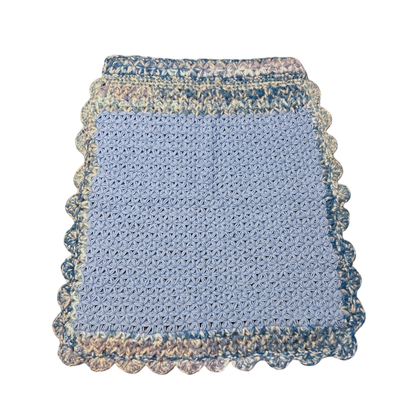 Copertina pura lana - celeste