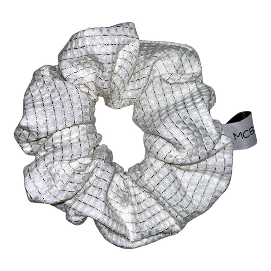 Scrunchies - bianco/oro