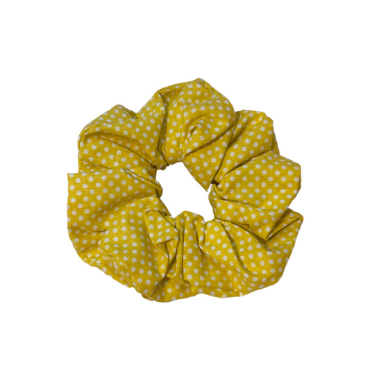 Scrunchies - giallo pois