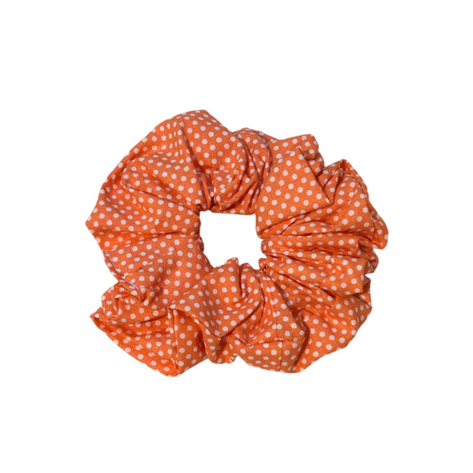 Scrunchies - arancione pois