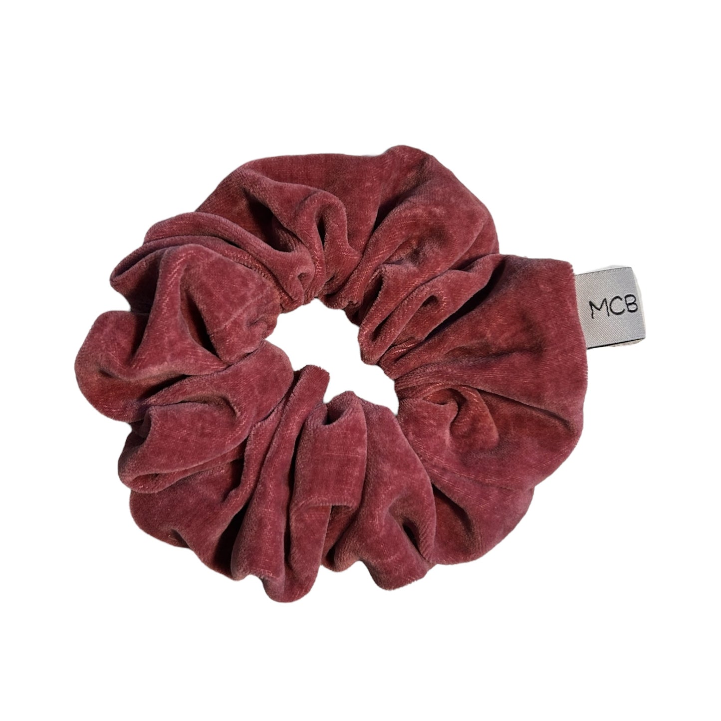 Scrunchies - velluto rosa antico