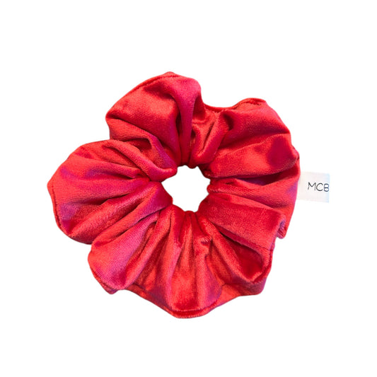 Scrunchies - velluto rosso