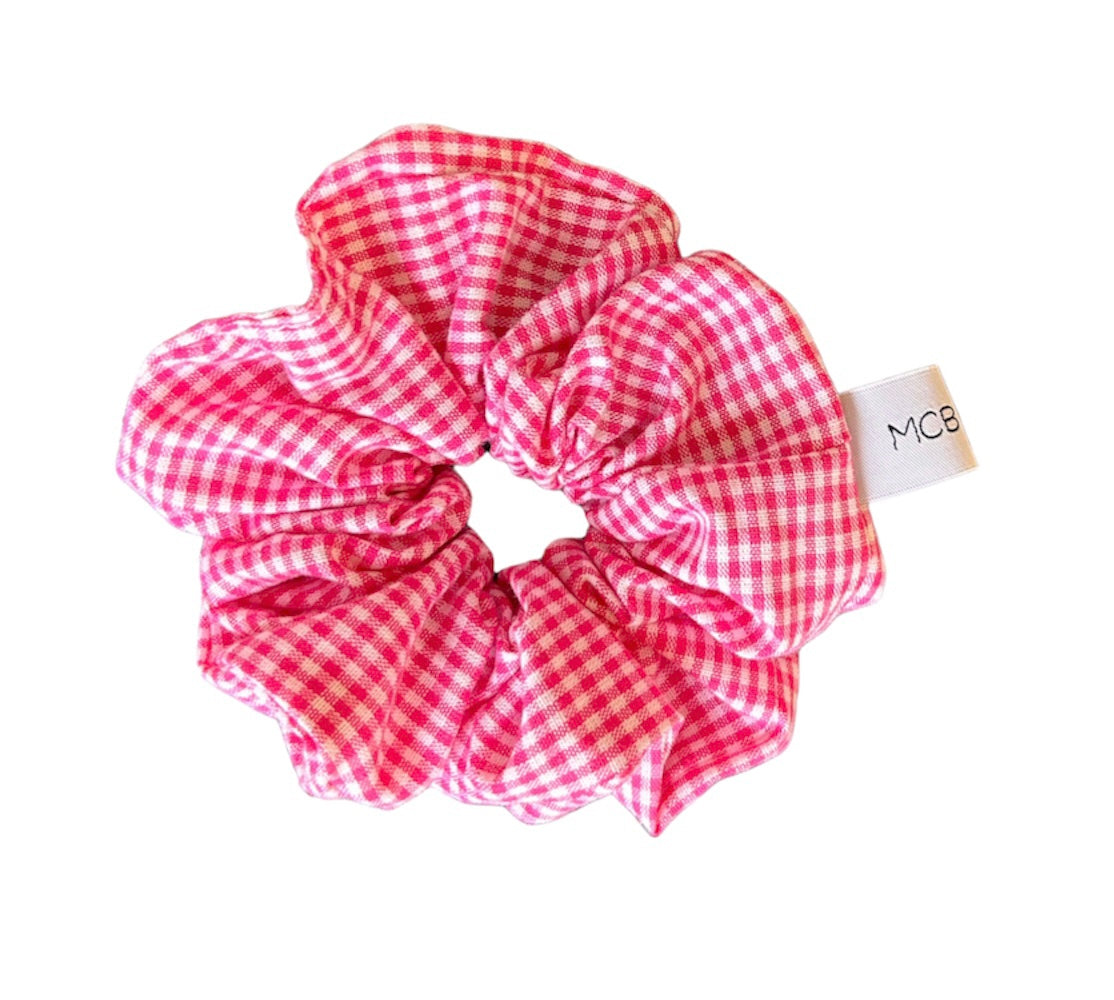 Scrunchies - vichy fuxia