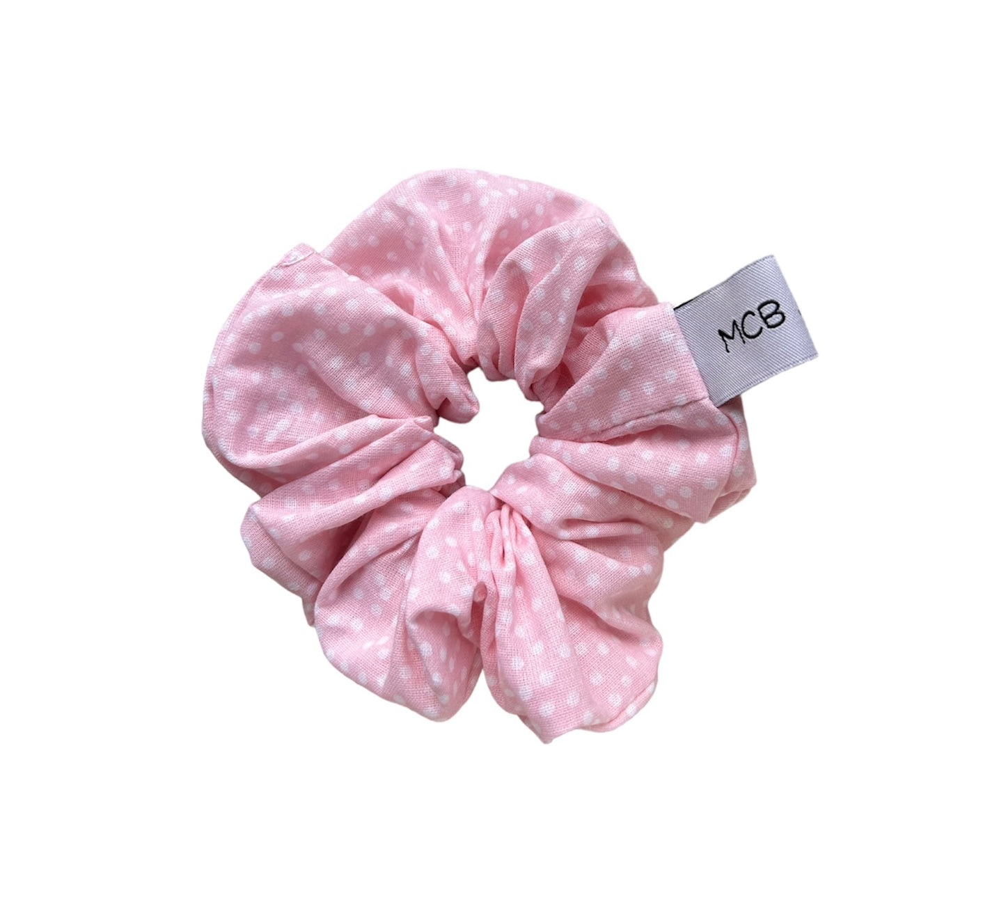 Scrunchies - pois bianchi