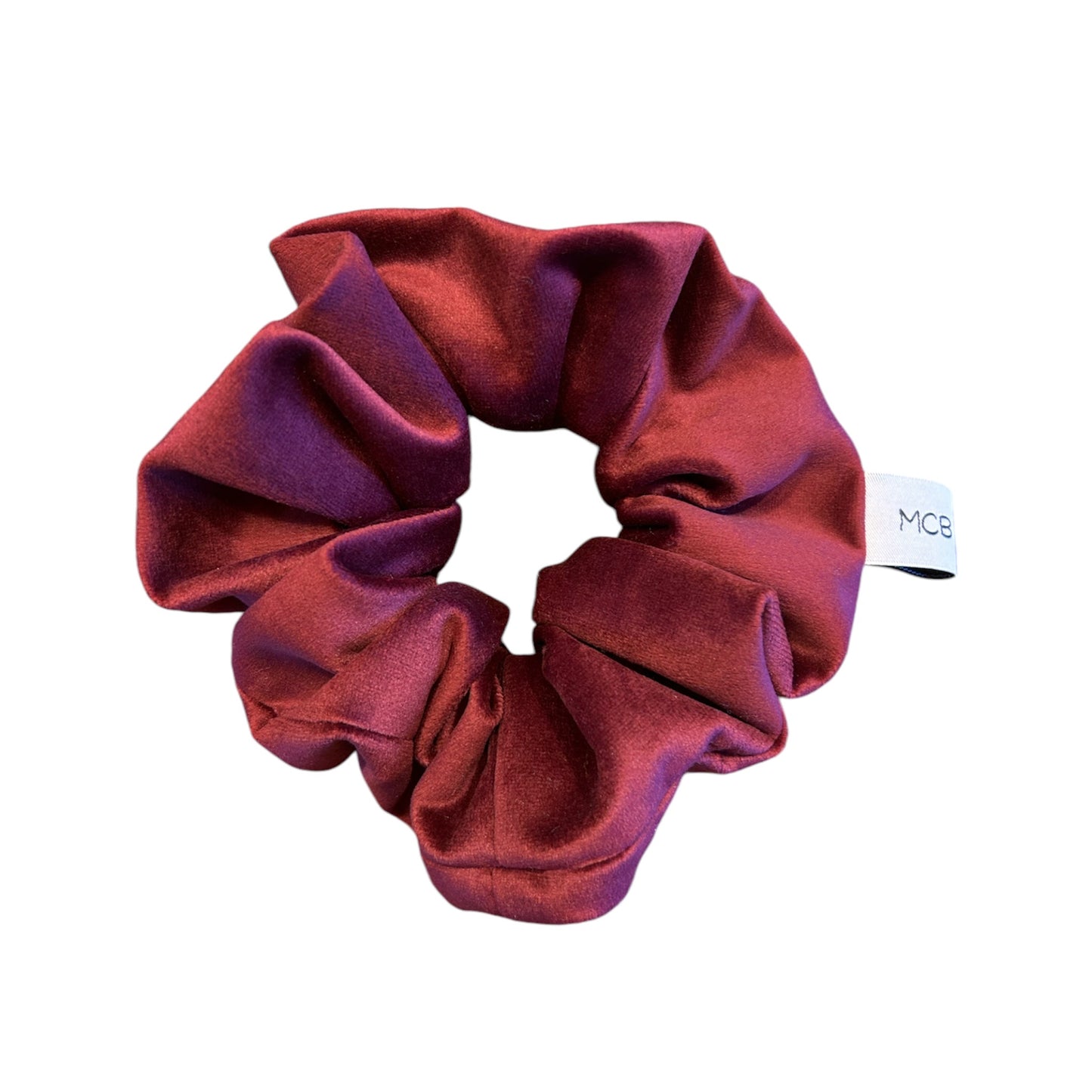 Scrunchies - velluto bordeaux